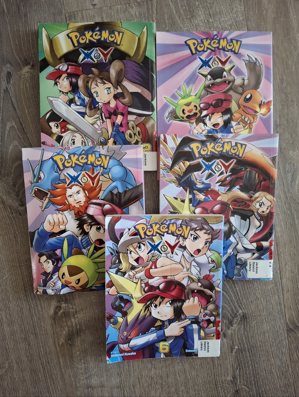 Pokemon Adventures X and Y manga Set 2-6 comic book lot english